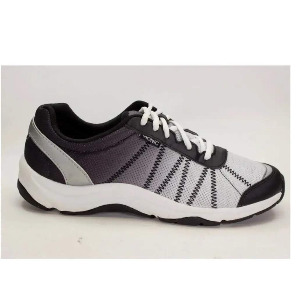 VIONIC Alliance Walking Orthopedic Shoe Black/White